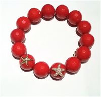 Bracelet Misis Woman GORGONIA in Silver Pasta di corallo BR08098